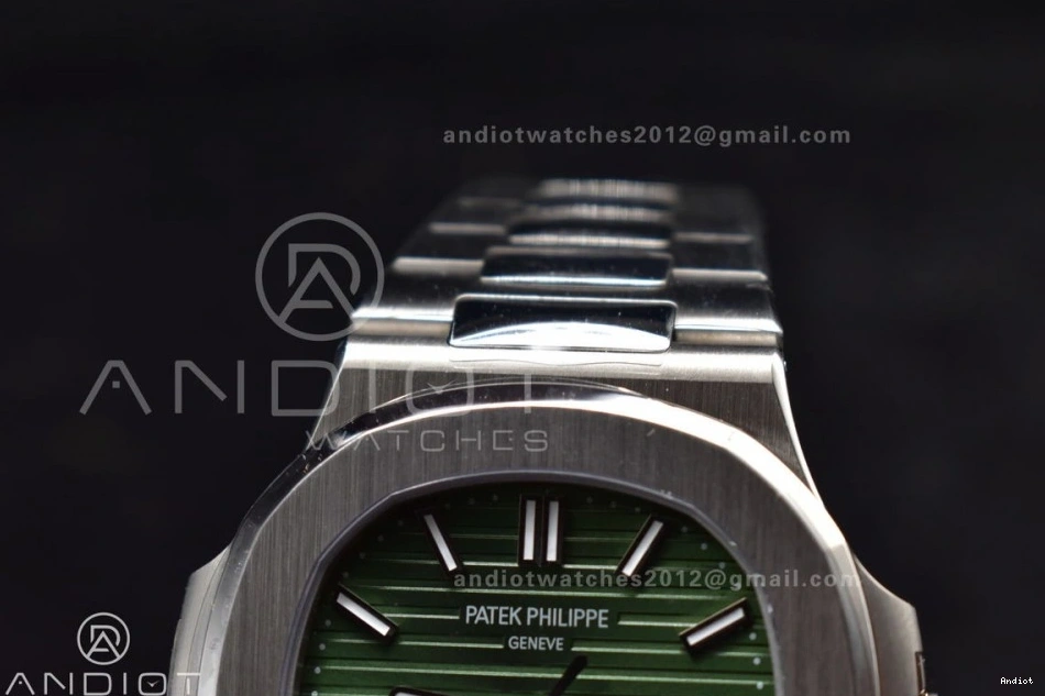 Dial Best V2 SS On Nautilus Textured Edition A324 1A Green Clone 1:1 Bracelet Super 5711 3KF 1107